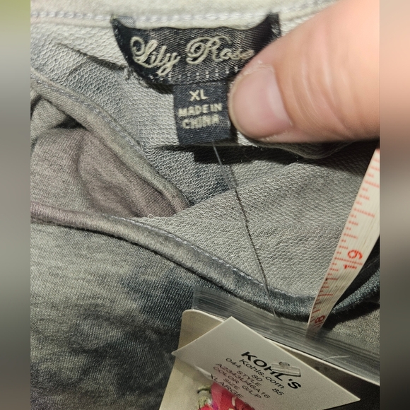 Lily Rose Womans Long Sleeve Tie-dyed  Jumpsuit Size L - Picture 15 of 15